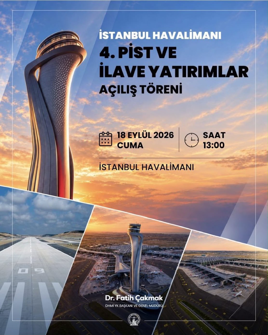 İstanbul Havalimanı’nın 4. Pisti Açılıyor