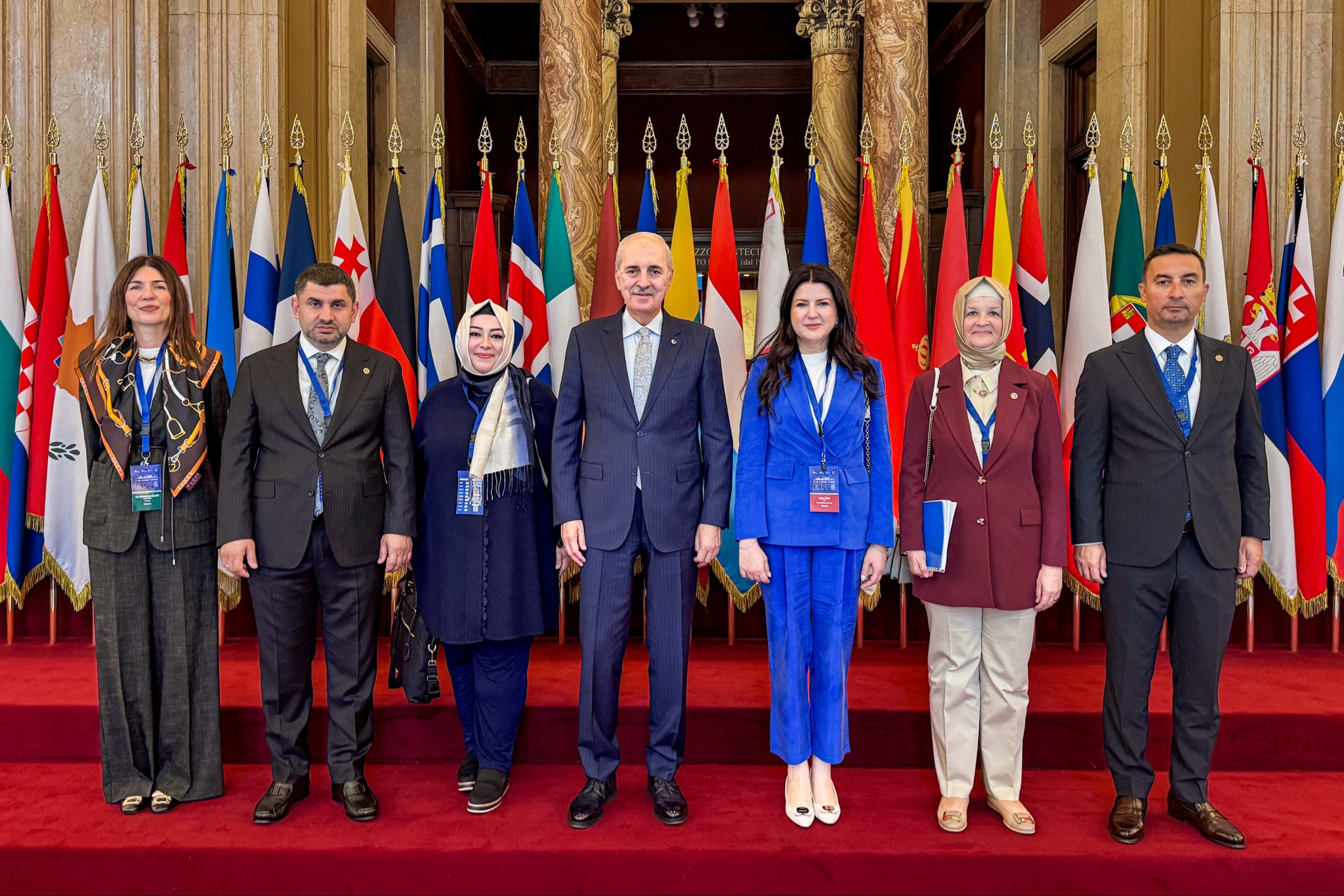 TBMM Başkanı Kurtulmuş Roma’daki Avrupa Parlamento Başkanları Konferansı’na Katıldı