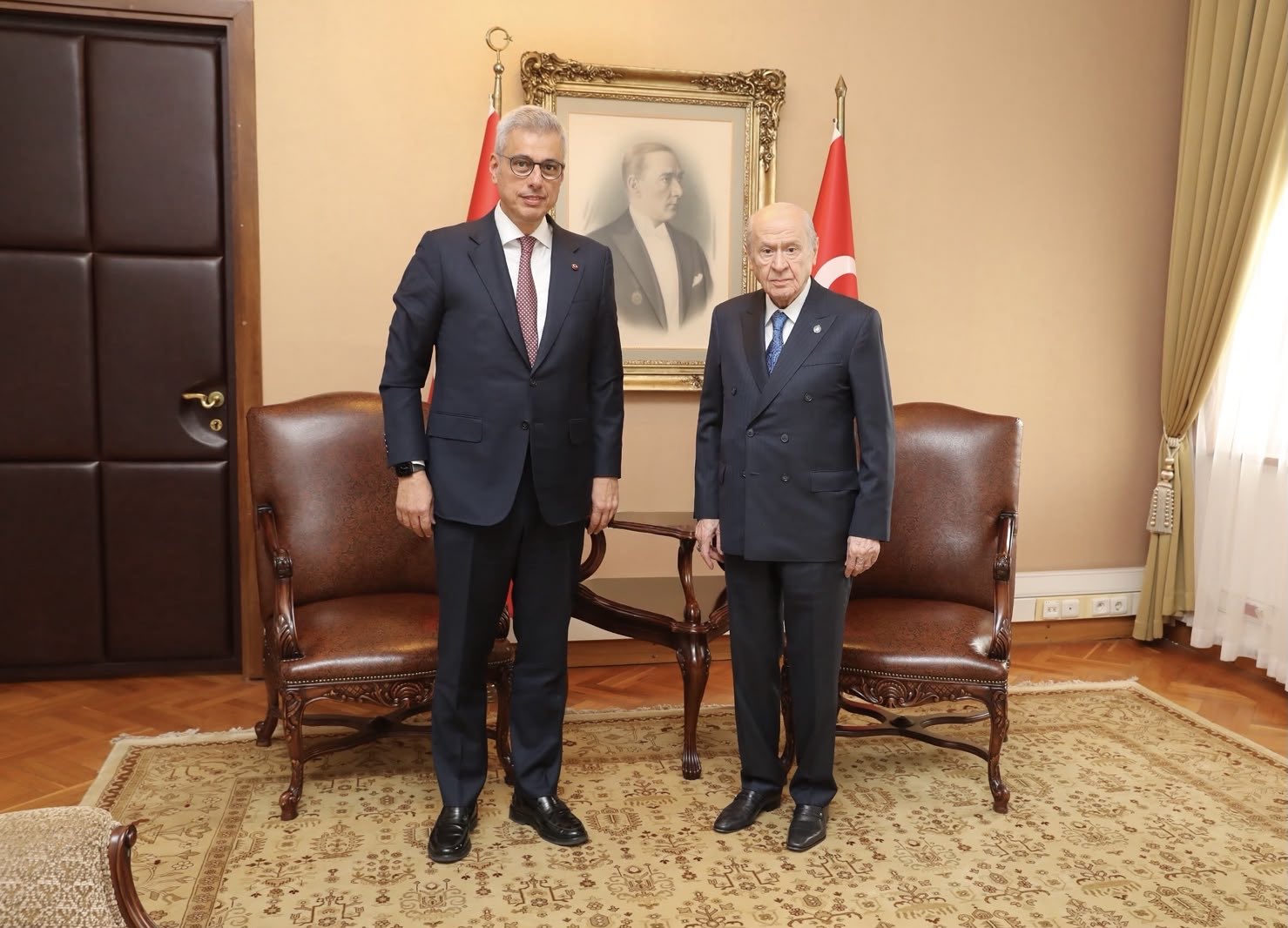 Sağlık Bakanı Memişoğlu’ndan MHP Lideri Bahçeli’ye Ziyaret