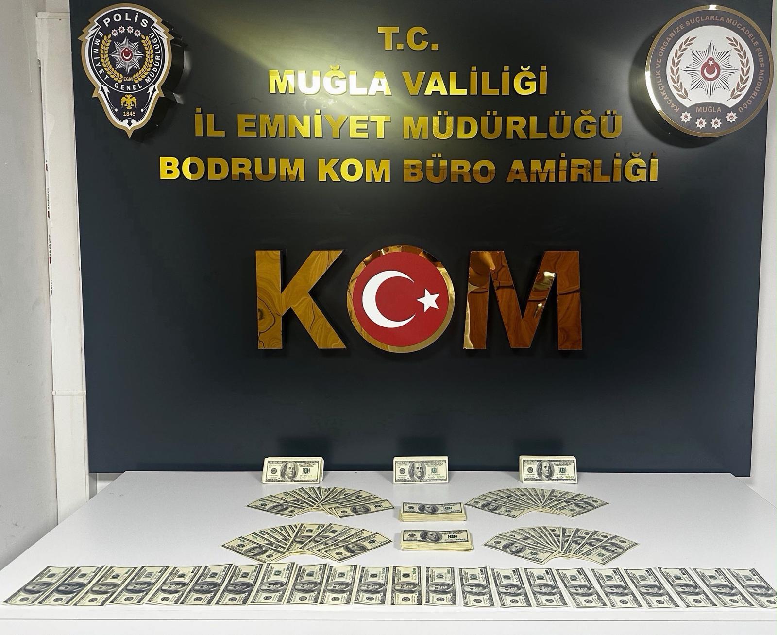 Bodrum’da Sahte Dolar Operasyonu: Piyasaya Süremeden Yakalandı