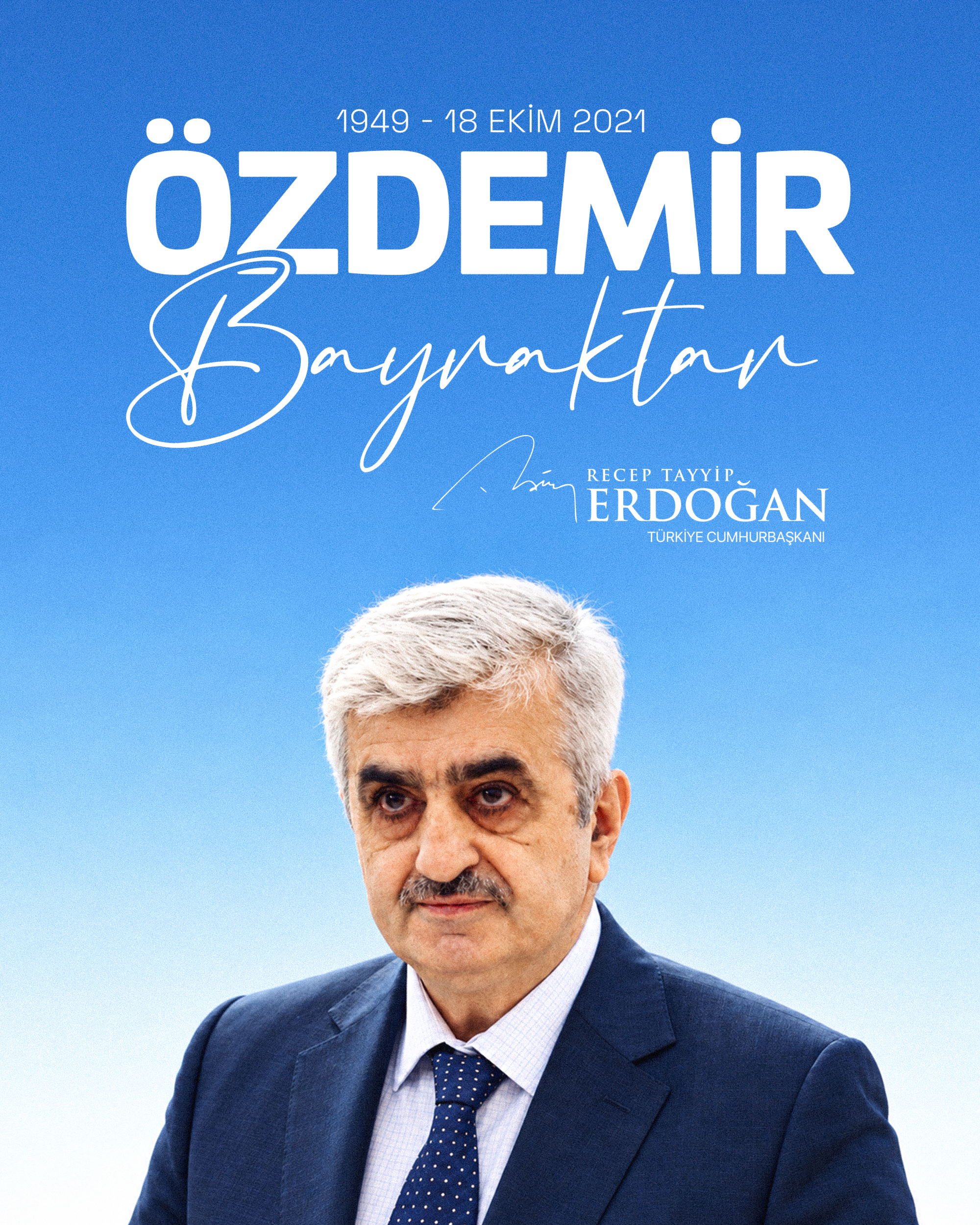 Cumhurbaşkanı Erdoğan’dan Özdemir Bayraktar İçin Anma Mesajı