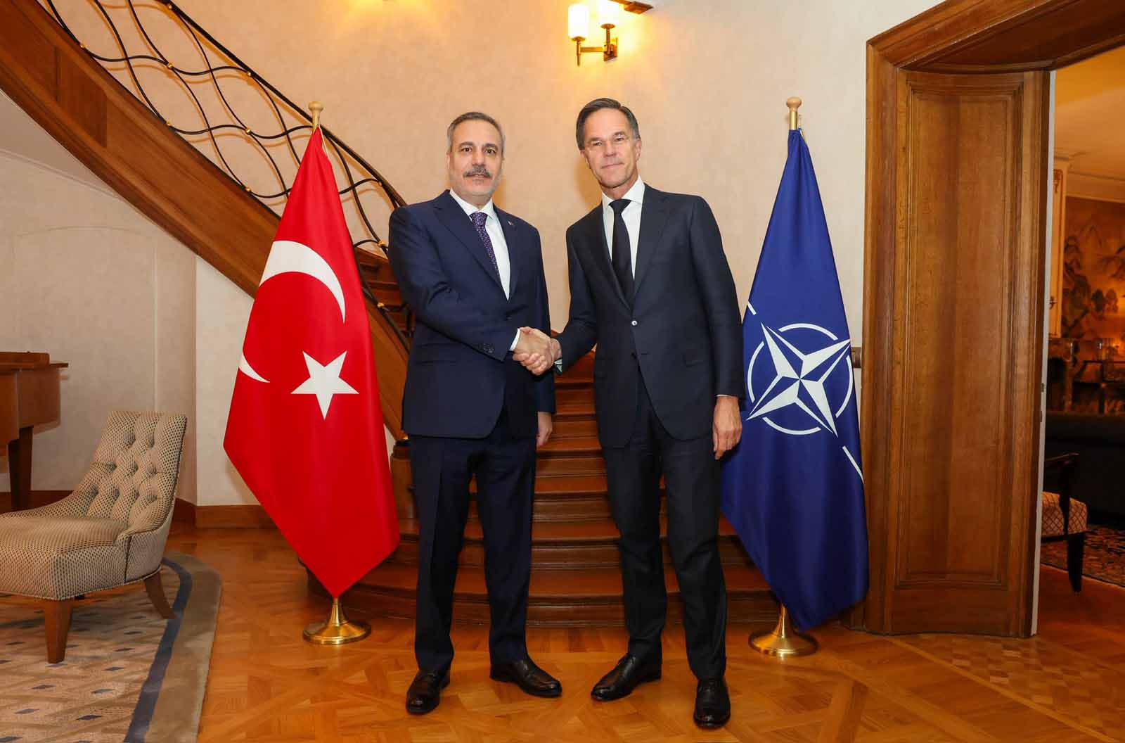 Bakan Fidan Brüksel’de NATO Genel Sekreteri Rutte İle Görüştü